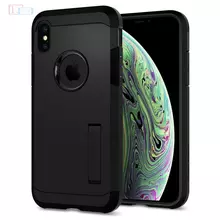 Чехол бампер для iPhone Xs Spigen Tough Armor Black (Черный) Чехол бампер для iPhone Xs Spigen Tough Armor Black (Черный)
