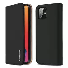 Чехол книжка для iPhone 12 / iPhone 12 Pro Dux Ducis Wish Black (Черный) Чехол книжка для iPhone 12 / iPhone 12 Pro Dux Ducis Wish Black (Черный)