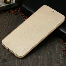 Чехол книжка для Motorola Moto G8 Power X-Level Leather Book Gold (Золотой)