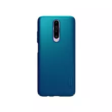 Чехол бампер для Xiaomi Redmi K30 Nillkin Super Frosted Shield Blue (Синий)