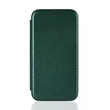 Чехол книжка для Nokia X10 Anomaly Carbon Book Green (Зеленый) Чехол книжка для Nokia X10 Anomaly Carbon Book Green (Зеленый)