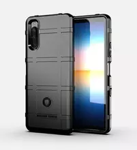 Чехол бампер для Sony Xperia 10 III Anomaly Rugged Shield Black (Черный) Чехол бампер для Sony Xperia 10 III Anomaly Rugged Shield Black (Черный)