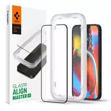 Защитное стекло для IPhone 13 / iPhone 13 Pro Spigen ALM GLASS FC Black (Черный) AGL03725 Защитное стекло для IPhone 13 / iPhone 13 Pro Spigen ALM GLASS FC Black (Черный) AGL03725
