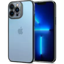 Чехол бампер для iPhone 13 Pro Max Spigen Optik Crystal Chrome Gray (Серый Хром) ACS03217 Чехол бампер для iPhone 13 Pro Max Spigen Optik Crystal Chrome Gray (Серый Хром) ACS03217