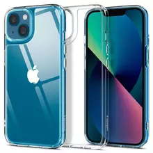 Чехол бампер для iPhone 13 Spigen Quartz Hybrid Crystal Clear (Прозрачный) ACS03532