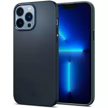 Чехол бампер для iPhone 13 Pro Spigen Thin Fit Navy Blue (Темно Синий) ACS03250