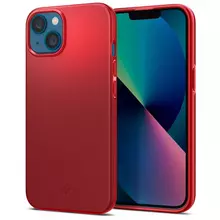 Чехол бампер для Apple iPhone 13 Spigen Thin Fit Red (Красный) ACS03511