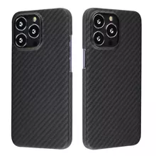 Чехол бампер для iPhone 13 Pro Anomaly Carbon Plaid (Открытый модуль камеры) Black (Черный) Чехол бампер для iPhone 13 Pro Anomaly Carbon Plaid (Открытый модуль камеры) Black (Черный)