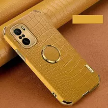 Чехол бампер для Xiaomi Poco F3 Anomaly X-Case Ring Holder Yellow (Желтый) Чехол бампер для Xiaomi Poco F3 Anomaly X-Case Ring Holder Yellow (Желтый)
