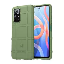 Чехол бампер для Xiaomi Poco M4 Pro 5G Anomaly Rugged Shield Green (Зеленый)