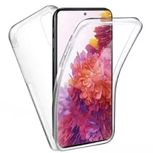 Чехол бампер для Samsung Galaxy S20 FE Anomaly Silicone 360 Transparent (Прозрачный)