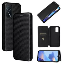 Чехол книжка для OPPO A16s Anomaly Carbon Book Black (Черный) Чехол книжка для OPPO A16s Anomaly Carbon Book Black (Черный)