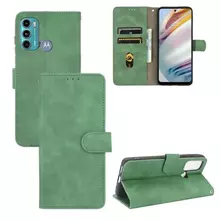 Чехол книжка для Motorola Moto G60 Anomaly Leather Book Green (Зеленый)