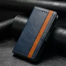 Чехол книжка для Sony Xperia 10 II Anomaly Business Wallet Blue (Синий) Чехол книжка для Sony Xperia 10 II Anomaly Business Wallet Blue (Синий)