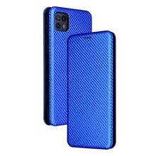 Чохол книжка для Motorola Moto G50 5G Anomaly Carbon Book Blue (Синій) Чохол книжка для Motorola Moto G50 5G Anomaly Carbon Book Blue (Синій)