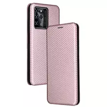 Чохол книжка для Infinix Note 12 Pro 5G Anomaly Carbon Book Rose Gold (Рожеве золото)