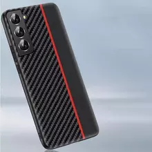 Чохол бампер для Vivo Y02 Anomaly Carbon Line Red (Червоний)
