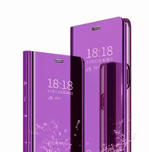 Интерактивная чехол книжка для Realme 10 5G Anomaly Clear View Lilac (Лиловый)