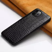 Чохол бампер для iPhone 13 Pro Max Anomaly Crocodile Style Black (Чорний) Чохол бампер для iPhone 13 Pro Max Anomaly Crocodile Style Black (Чорний)
