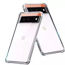 Чохол бампер для Google Pixel 6 Pro Anomaly Crystal Hybrid Transparent (Прозорий)