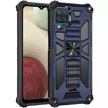 Протиударний чохол бампер для Xiaomi Redmi 9A Anomaly Hybrid Armor (вбудована підставка) Blue (Синій)