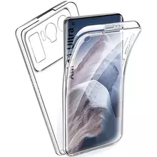 Противоударный чехол бампер для Xiaomi Mi 11 Ultra Anomaly Silicone 360 Transparent (Прозрачный)
