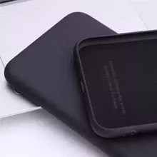 Чохол бампер для Xiaomi Redmi 9A Anomaly Silicone (з мікрофіброю) Black (Чорний)