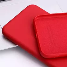 Чохол бампер для Xiaomi Redmi 9A Anomaly Silicone (з мікрофіброю) Red (Червоний)