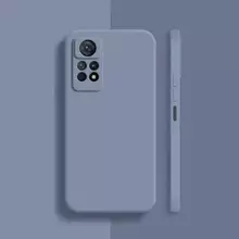 Чохол бампер для Infinix Note 11 / Note 12 Anomaly Silicone (з мікрофіброю) Purple (Пурпурний)