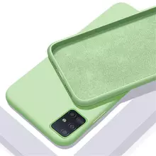 Чохол бампер для Infinix Hot 12 Play NFC Anomaly Silicone (з мікрофіброю) Light Green (Світло зелений)