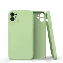 Чехол бампер для Samsung Galaxy A04 Anomaly Silicone (с микрофиброй) Light Green (Светло Зеленый)