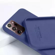 Чохол бампер для Xiaomi Redmi A1 Plus / Redmi A2+ Anomaly Silicone (з мікрофіброю) Blue (Синій)