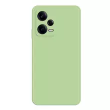 Чехол бампер для Xiaomi Redmi Note 12 Pro 5G / Poco X5 Pro Anomaly Silicone (с микрофиброй) Light Green (Светло Зеленый)