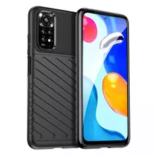 Противоударный чехол бампер для Infinix Zero X Pro Anomaly Thunder Black (Черный) Противоударный чехол бампер для Infinix Zero X Pro Anomaly Thunder Black (Черный)
