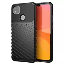 Противоударный чехол бампер для Xiaomi Redmi 10A / Redmi 9C Anomaly Thunder Black (Черный)