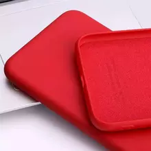 Чохол бампер для Motorola Moto G73 Anomaly Silicone (з мікрофіброю) Red (Червоний)