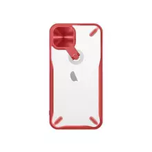 Чехол бампер Nillkin Cyclops (шторка на камеру) для iPhone 14 Plus Red (Красный)