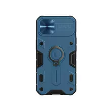 Протиударний чохол бампер Nillkin CamShield Armor (шторка на камеру) для iPhone 14 Plus Blue (Синій) Протиударний чохол бампер Nillkin CamShield Armor (шторка на камеру) для iPhone 14 Plus Blue (Синій)