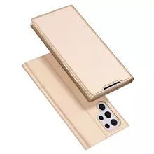 Чехол книжка для Samsung Galaxy S22 Ultra Dux Ducis Skin Pro Gold (Золотой) Чехол книжка для Samsung Galaxy S22 Ultra Dux Ducis Skin Pro Gold (Золотой)