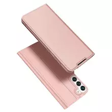 Чехол книжка для Samsung Galaxy S22 Dux Ducis Skin Pro Rose Gold (Розовое Золото)