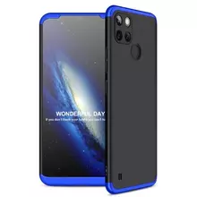 Ультратонкий чохол бампер для Realme C21Y / C25Y / C21 GKK Dual Armor Black / Blue (Чорний / Синій) Ультратонкий чохол бампер для Realme C21Y / C25Y / C21 GKK Dual Armor Black / Blue (Чорний / Синій)