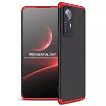 Ультратонкий чохол бампер для Xiaomi 12 Pro / 12S Pro GKK Dual Armor Black / Red (Чорний / Червоний) Ультратонкий чохол бампер для Xiaomi 12 Pro / 12S Pro GKK Dual Armor Black / Red (Чорний / Червоний)