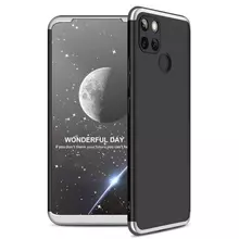 Ультратонкий чохол бампер для Xiaomi Poco C40 / Redmi 10C GKK Dual Armor Black / Silver (Чорний / Сріблястий) Ультратонкий чохол бампер для Xiaomi Poco C40 / Redmi 10C GKK Dual Armor Black / Silver (Чорний / Сріблястий)