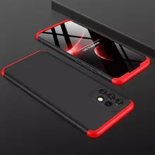 Ультратонкий чохол бампер для Samsung Galaxy A23 5G / Galaxy A23 GKK Dual Armor Black / Red (Чорний / Червоний)