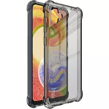 Протиударний чохол бампер для Samsung Galaxy M04 / Galaxy A04e Imak Shock Black / Transparent (Чорний / Прозорий)