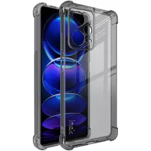 Протиударний чохол бампер для Xiaomi Redmi Note 12 Pro 5G Imak Shock Black / Transparent (Чорний / Прозорий) 