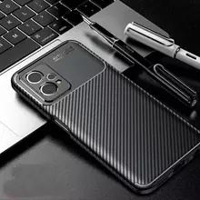 Противоударный чехол бампер для Realme 9 / 9 Pro Plus / Narzo 50 Pro Ipaky Lasy Black (Черный)