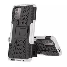 Противоударный чехол бампер для Nokia G11 / G21 Nevellya Case (встроенная подставка) White (Белый) Противоударный чехол бампер для Nokia G11 / G21 Nevellya Case (встроенная подставка) White (Белый)