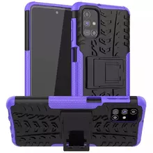 Протиударний чохол бампер для Xiaomi Redmi Note 12 Nevellya Case (вбудована підставка) Purple (Пурпурний)