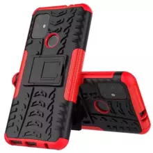 Протиударний чохол бампер для Xiaomi Redmi Note 12 Nevellya Case (вбудована підставка) Red (Червоний)